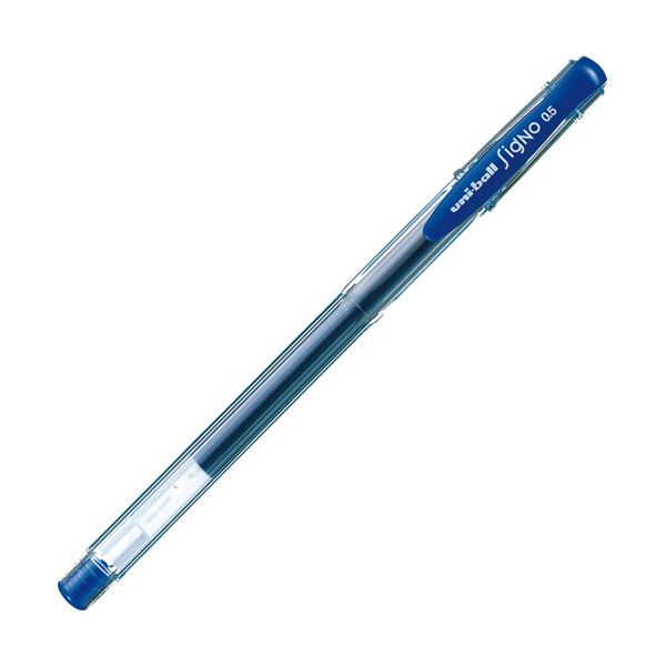 （まとめ） 三菱鉛筆 ゲルインクボールペンユニボール シグノ エコライター 0.5mm 青 UM100EW.33 1セット（10本）  
