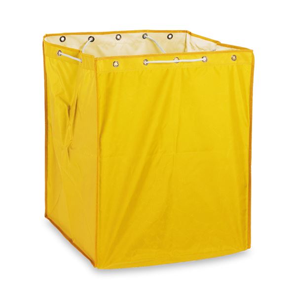 〔まとめ〕 本体別売 BM ダストカー 運搬カート用 替袋E 黄 大 ナイロン製×2セット ダストカート用 集..