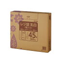 (まとめ）クラフトマン レジ袋 乳白 箱入 45号 300枚 CF-B45【×2セット】[21]