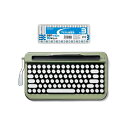 AJAX タイプライター風キーボードPENNA(ペナ) Olive Green + アルカリ乾電池 単3形10本パックセット PNADOG+HDLR6/1.5V...