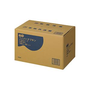 TANOSEE ペーパーナプキン 6つ折ウエーブ 5000枚入／箱 【×10セット】[21]