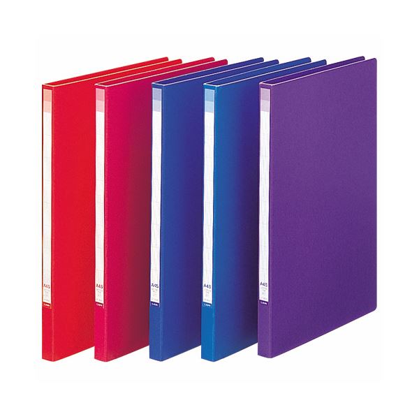 (まとめ) ライオン事務器 レターファイル A4タテ120枚収容 背幅18mm ワインレッド LF-263B 1冊 【×30セット】[21]