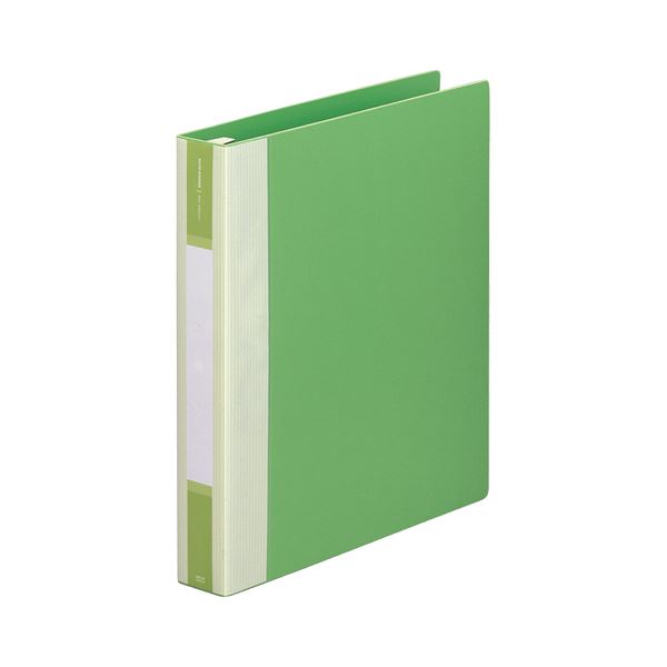 (まとめ) リヒトラブ リクエスト リフィルバインダーMTL A4タテ 30穴 120枚収容 背幅50mm 黄緑 G3903-6 1冊 【×10セット】[21]