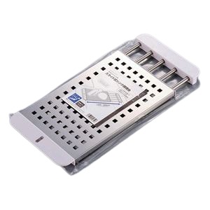 【24個セット】 スライド式 シンク調理台/まな板受け 【幅17×奥行33〜54.5cm】 18-8ステンレス製 日本..