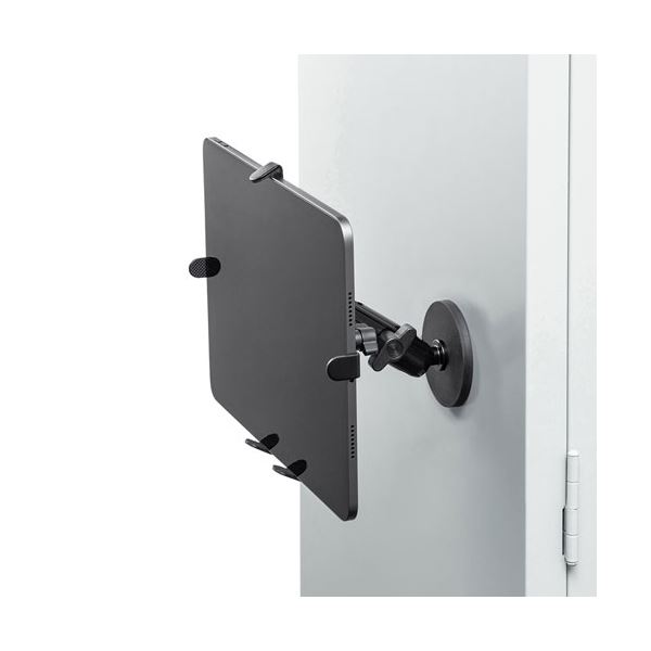 サンワサプライ マグネット取付け式タブレットホルダー(短アーム) VEH-TBMG1[21]