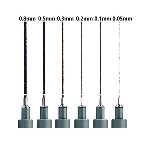 （まとめ）ステッドラー ピグメントライナー0.5mm 黒 308 05-9 1セット(10本)【×2セット】[21] 3