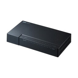サンワサプライ ギガビット対応スイッチングハブ 16ポート・マグネット付き LAN-GIGAP1602BK 1台[21]