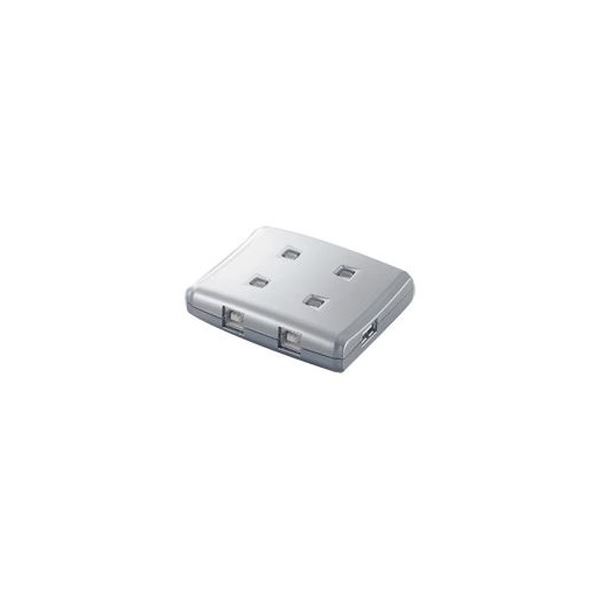 (まとめ）エレコム USB2.0対応切替器 