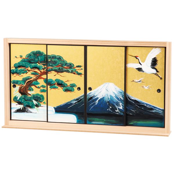 （まとめ）両面ふすま 金／画仙【×5セット】[21]