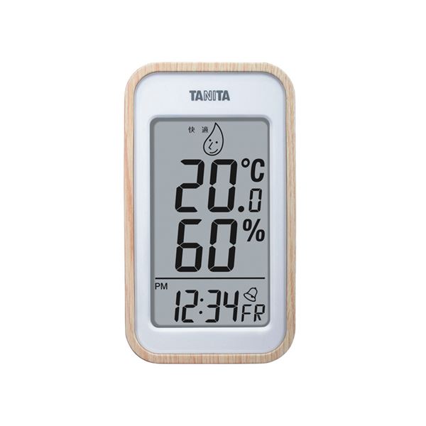 TANITA デジタル温湿度計 ナチュラル 100-05G【代引不可】 [21]