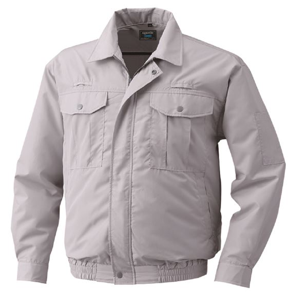 KU9054F 空調服 R ポリエステル製 フルハーネス対応 シルバー L[21]