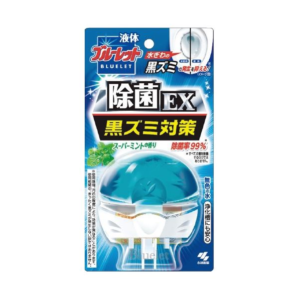 （まとめ）小林製薬 液体ブルーレット除菌EXスーパーミント70mL【×50セット】[21]