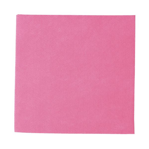 （まとめ）工作フェルト 単色（5枚） 桃 300mm×300mm【×5セット】[21]