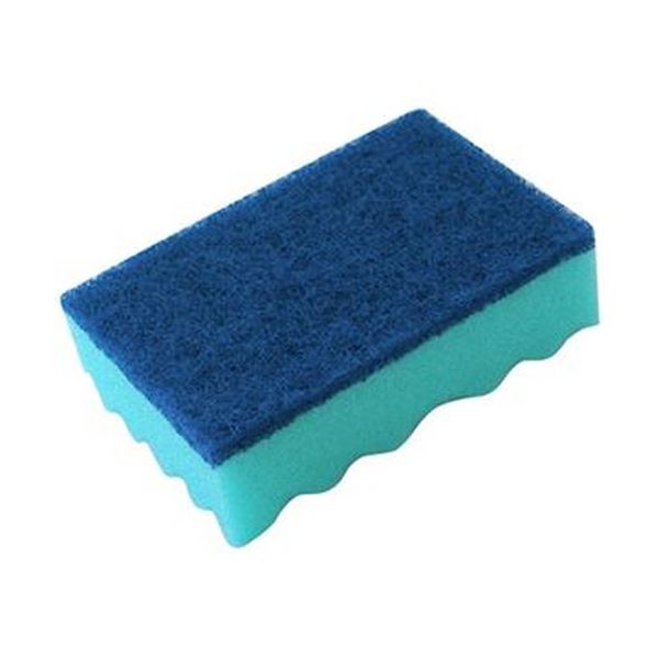 （まとめ）キクロン PRO スポンジたわし研磨粒子入 グリーン A-531N 1個【×50セット】[21]