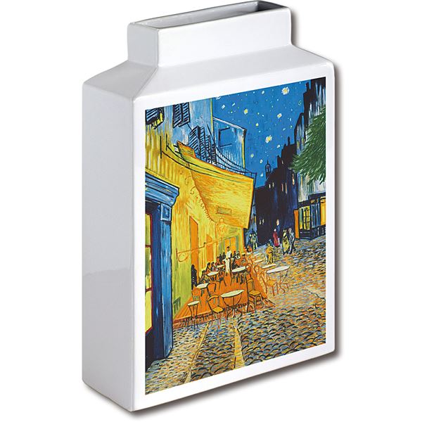 ミュージアムアート フラワーベース MV-04001 Mサイズ・タテ ゴッホ 「夜のカフェテラス」[21]
