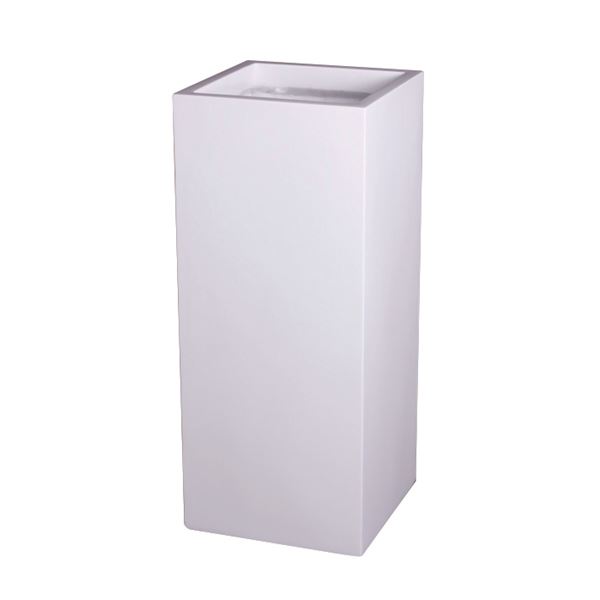 大和プラスチック ファイバーグラスシリーズ プリズム 3480 ホワイト W340×D340×H800mm （底穴なし）[21]