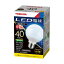 (まとめ) 東芝ライテック LED電球 ボール電球形 E26口金 3.5W 昼白色 LDG4N-G/G70/40W/2 1個 【×5セット】[21]