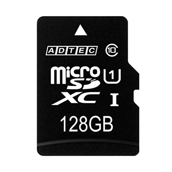 (まとめ）アドテック microSDXC UHS1128GB SD変換アダプター付き AD-MRXAM128G/U1 1枚【×3セット】 [21]