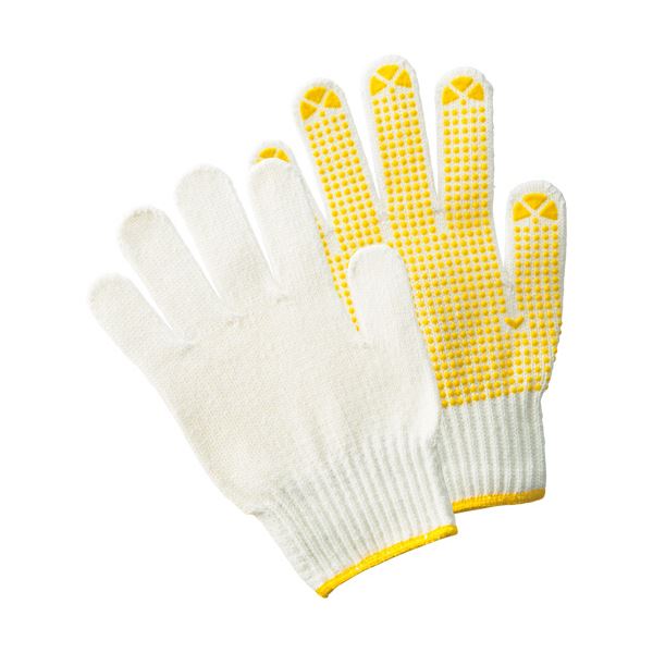 （まとめ）TANOSEE すべり止め付きシノ軍手 1パック（12双） 【×10セット】[21]