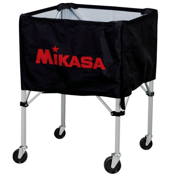MIKASA（ミカサ）器具 ボールカゴ 屋外用（フレーム・幕体・キャリーケース3点セット） ブラック 【BCSPHL】[21]