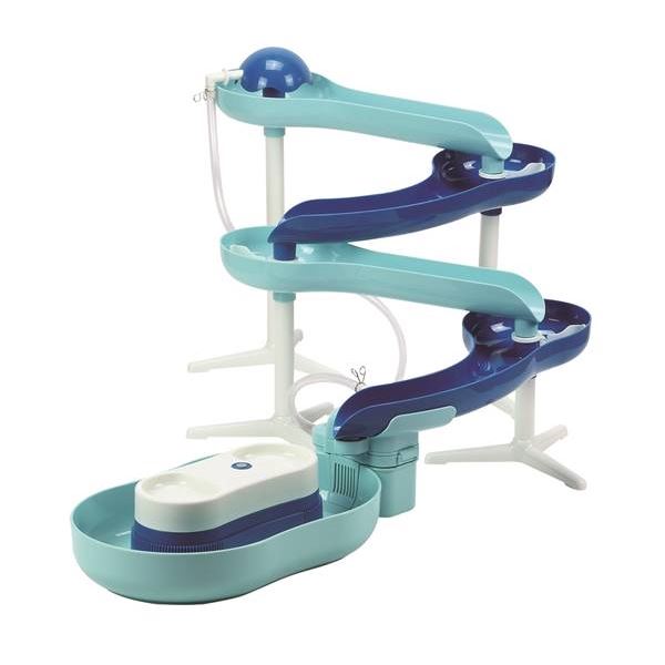 流麺 スライダーそうめん流し器 ミントブルー 組立式 D-6668[21]