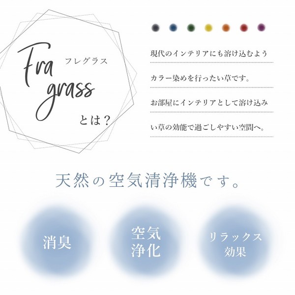 本家屋のフレグラス 消臭剤 い草 約70cm×50g イエロー カット可 日本製 国産 天然い草使用 消臭グッズ 消臭 空気浄化 リビング雑貨 インテリア雑貨 玄関 トイレ【代引不可】[21]｜アングル3