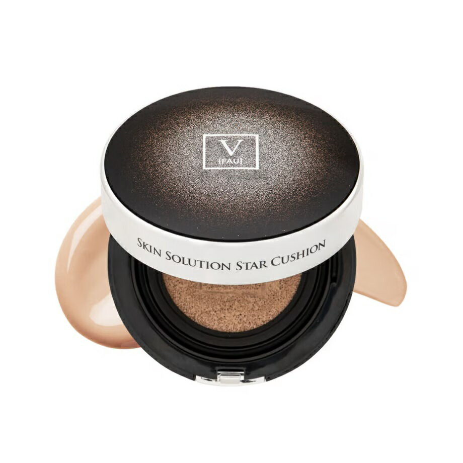 FAU スタークッション スキンソリューション 本体15g+レフィル15g クッションファンデ ファンデーション 韓国 コスメ