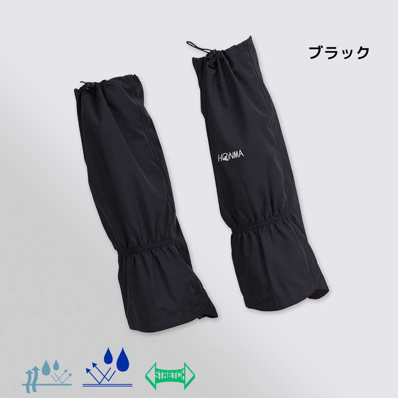 本間ゴルフ レディース 防水レッグカバー フリーサイズ ホワイト ブラック HONMA GOLF LEG COVER