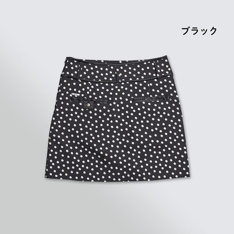 本間ゴルフ ドット幾何学模様 プリントスカート レディース ゴルフウェア アパレル HONMA GOLF LADYS WEAR SKIRT