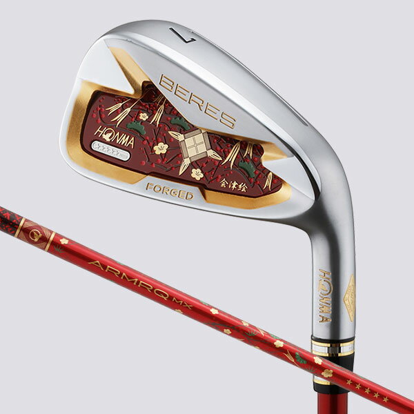 本間ゴルフ BERES AIZU 5S グレード アイアン 6本セット #6-11 ARMRQ MX ベレス アーマック HONMA GOLF 会津絵 nv-putter