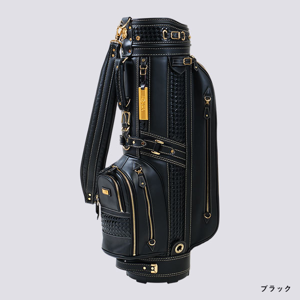 【本間ゴルフ公式ストア】 プレミアム キャディバッグ 9インチ レッド ブラック ブラウン 日本製 ホンマ HONMA GOLF CADDY BAG