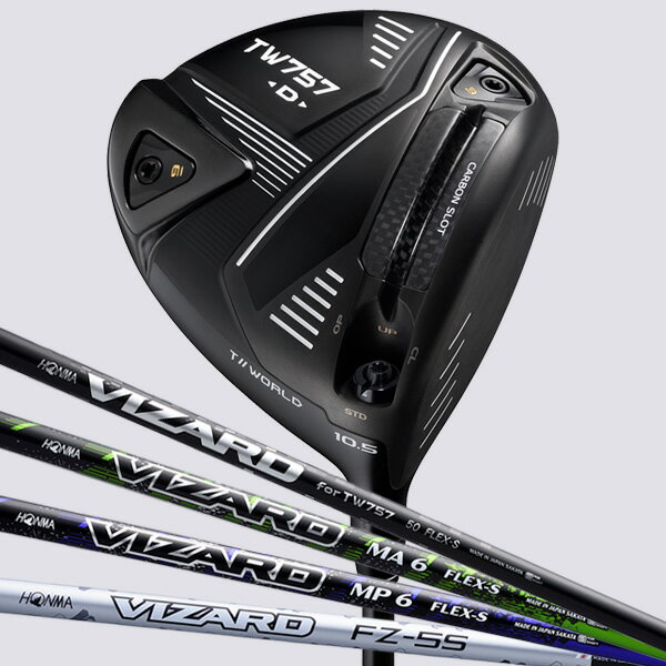 本間ゴルフ T//WORLD TW757 Type-D 1W VIZARD for TW757 50 ツアーワールド ドライバー HONMA GOLF