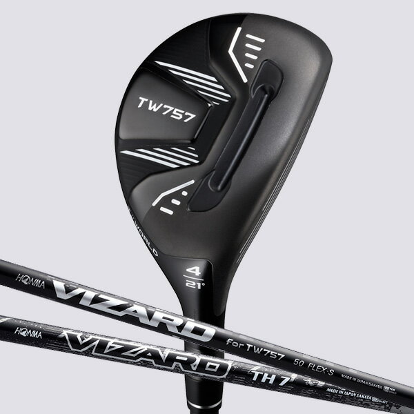 本間ゴルフ T//WORLD TW757 ユーティリティ VIZARD TH 7 18° 21° 24° 27° ツアーワールド HONMA GOLF