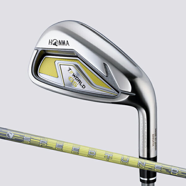 本間ゴルフ T//WORLD GS レディース 単品 アイアン SPEEDTUNED 42 カーボンシャフト ツアーワールド HONMA GOLF Ladies 1