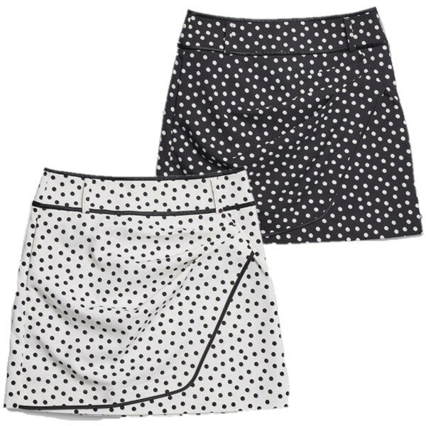 本間ゴルフ ドット幾何学模様 プリントスカート レディース ゴルフウェア アパレル HONMA GOLF LADYS WEAR SKIRT