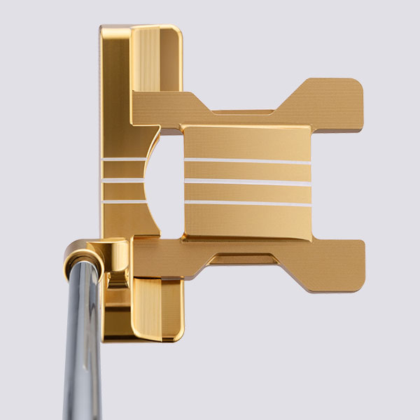本間ゴルフ パター BERES P308 金メッキ仕上げ ベレス T字型 ARMRQ 3S ホンマ PUTTER HONMA GOLF