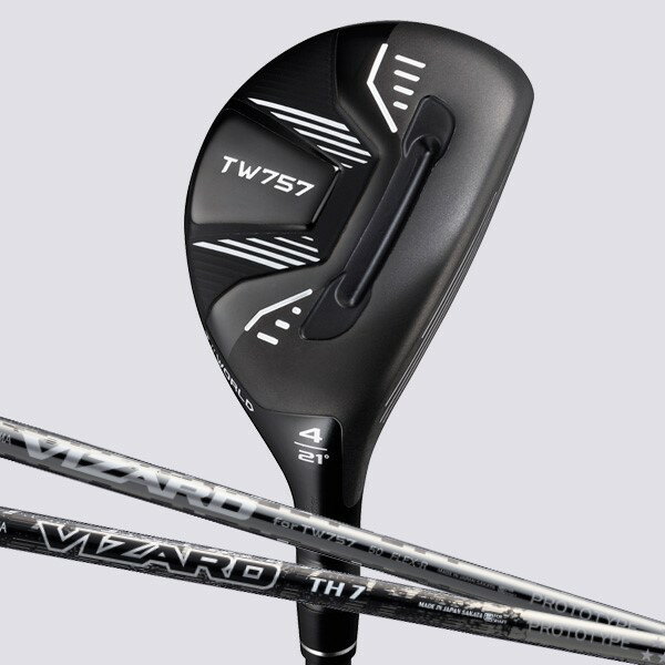 本間ゴルフ T//WORLD TW757 ユーティリティ プレミアムシャフト 18° 21° 24° 27° ツアーワールド HONMA GOLF UT