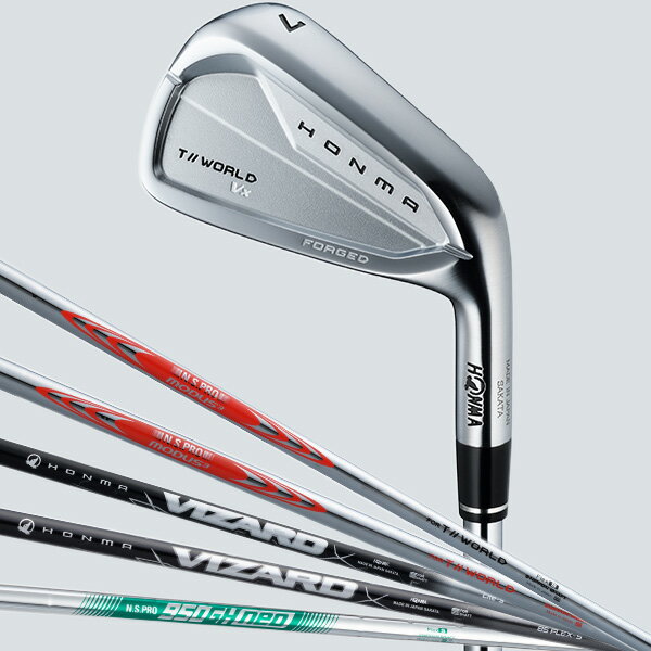 樂天商城 - 本間ゴルフ T//WORLD Vx 26' IRON ツアーワールド 単品 アイアン セット 5本組 (6-10) #4 #5 VIZARD IRON / Lite/ EZ-IB HONMA GOLF