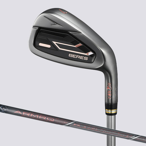  本間ゴルフ BERES 2024年モデル BLACK ベレス レディース ブラック アイアン セット 7本組  ARMAQ FX アーマックシャフト HONMA GOLF LADIES