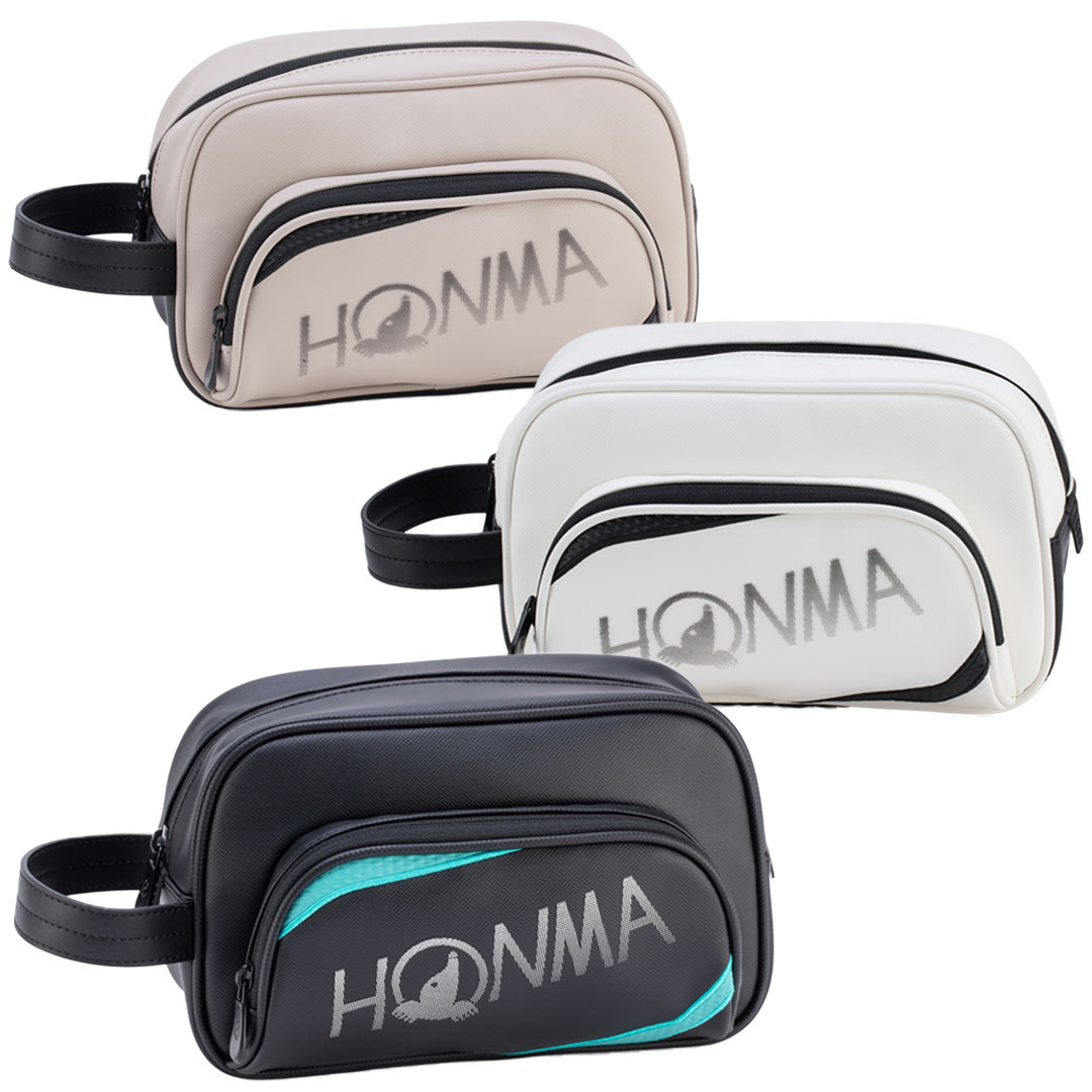 本間ゴルフ HONMAビッグロゴポーチ PB12610 全3色 HONMA GOLF POUCH BAG 26SS