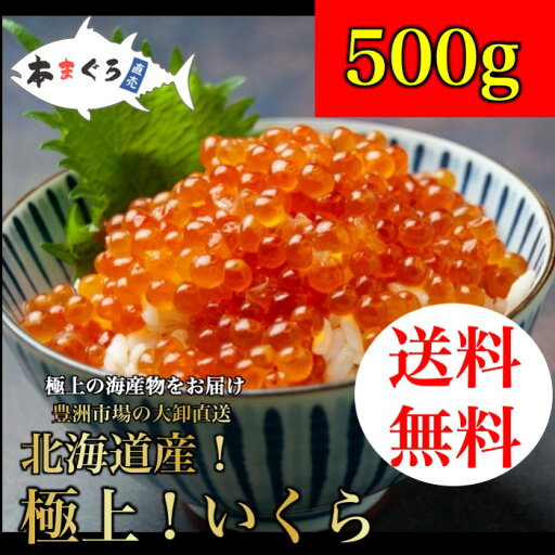 【送料無料】味が違う!食感が違う!極上!いくら 500g 【送料無料】味が違う!食感が違う!極上!いくら 500g
