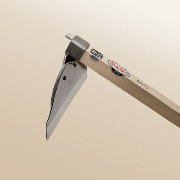 【大型商品配送A】農耕用 芝ジョレン 鋼付き 刃幅約260mm 長柄 日本製（鋤簾 じょれん鍬 草削り 農作業）