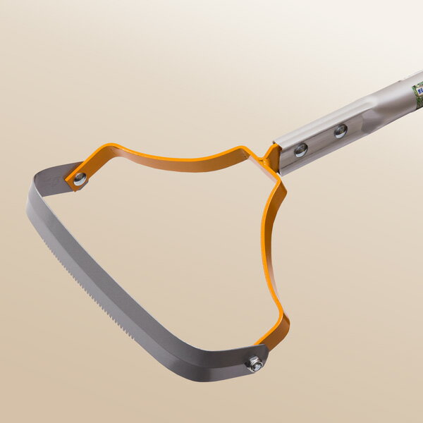 【法人向け商品】けずっ太郎 ジャンボ アルミハンドル DK-809 替刃式 替刃 1枚付き 2セット 日本製（除草 草削り 農作業 家庭菜園 長柄草削り 株間除草）