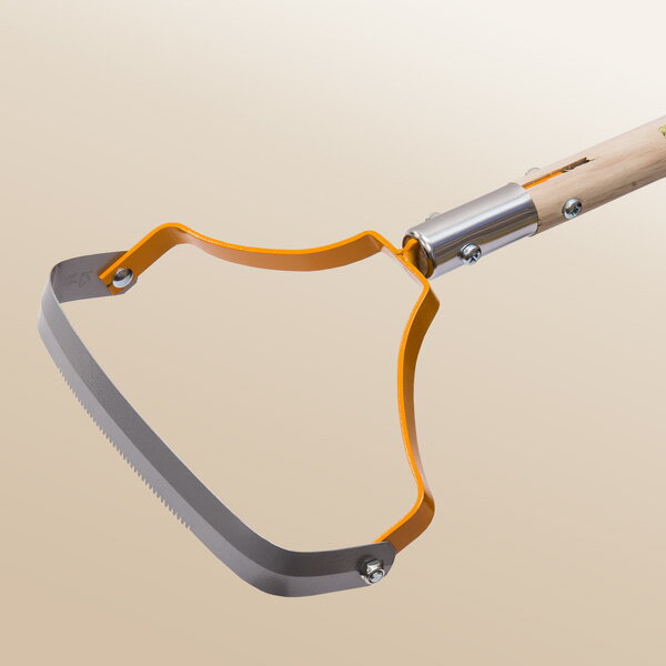 【法人向け商品】けずっ太郎 ジャンボ 木柄 DK-802 替刃式 日本製（除草 草削り 農作業 家庭菜園 長柄草削り 株間除草）