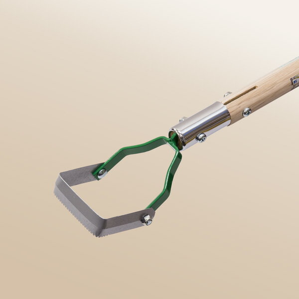 【法人向け商品】けずっ太郎 極細スリム 木柄 DK-804 替刃式 まとめ買い 6丁組 日本製（鍬 くわ 除草草削り 農作業 家庭菜園）