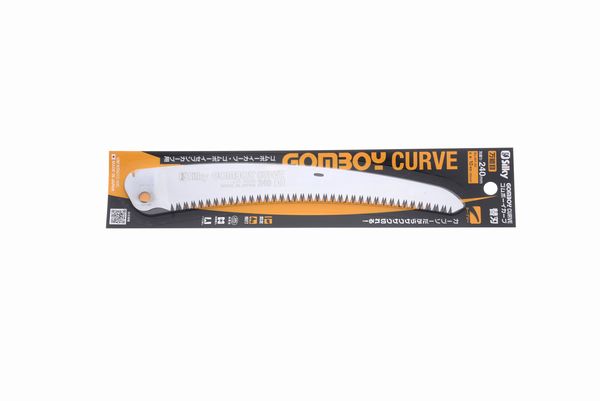 刃物・道具の専門店 ほんまもんのシルキー GOMBOY7・GOMBOY CURVE ゴムボーイ7・ゴムボーイカーブ用 共通替刃 万能目 240mm 枝打ち・剪定用(ノコギリ 鋸)｜アングル2