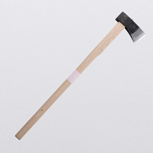 薪割り斧 1.7kg白紙鋼 樫柄900mm カバー付き(アウトドア キャンプ クサビ 薪ストーブ 薪割り 焚火 暖炉)
