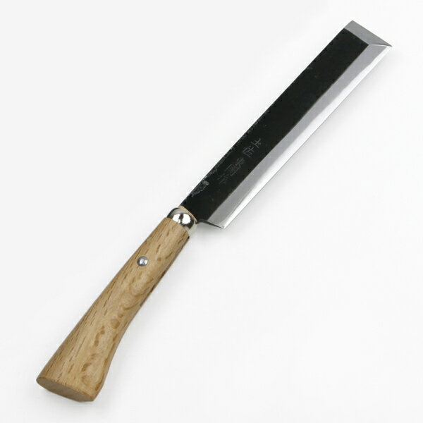 東周作 竹割鉈 両刃180mm 先刃型青紙鋼 鞘付き(ナタ アウトドア キャンプ 林業 薪...