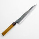 元兼 筋引き包丁 240mm 両刃 青紙1号 割込み 黒打ち仕上げ ケヤキ八角柄 土佐打ち刃物 極上品(和包丁 黒打ち包丁 鍛造 割込み 誕生日 母の日 プレゼ...