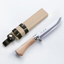 東周作 狩猟用 剣鉈 5寸 150mm 青紙鋼 磨き仕上げ 鞘付き 本職向け (火造り鉈 狩猟ナイフ アウトドア 剣ナタ キャンプ ナイフ キャンプ キャンプギ...
